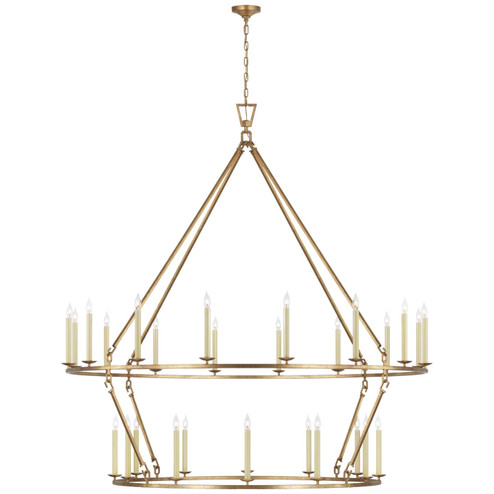 Darlana Ring LED Chandelier in Gilded Iron (268|CHC 5278GI)