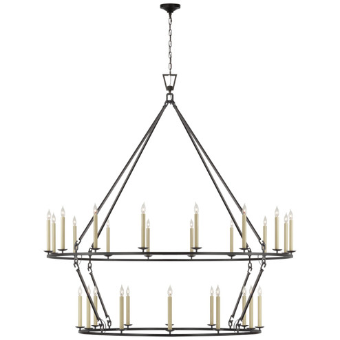 Darlana Ring LED Chandelier in Aged Iron (268|CHC 5278AI)