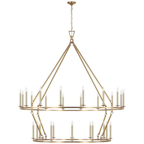 Darlana Ring LED Chandelier in Antique-Burnished Brass (268|CHC 5278AB)