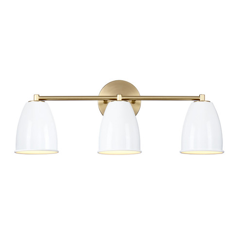 Biba Three Light Vanity in Brushed Gold (43|D300M-3B-BG)