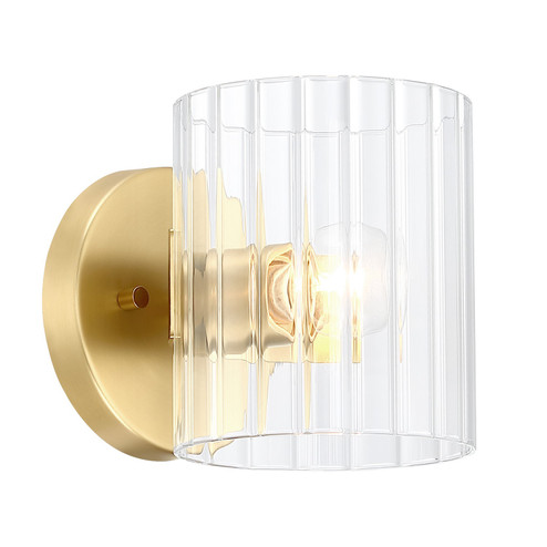 Aries One Light Wall Sconce in Brushed Gold (43|D284C-WS-BG)