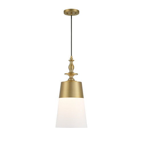 Ava One Light Pendant in Brushed Gold (43|D281M-10P-BG)