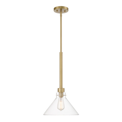 Willow Creek (existing DF extension) One Light Pendant in Brushed Gold (43|D204M-12P-BG)