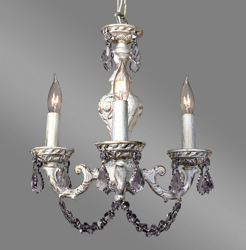 Gabrielle Color Four Light Mini Chandelier in Antique White (92|8335 AW CP)