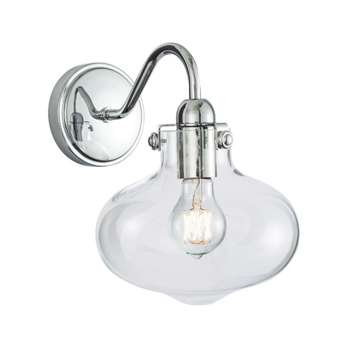 Clara One Light Wall Sconce in Chrome (185|8261-CH-CL)