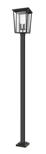 Seoul Three Light Outdoor Post Mounted Fixture in Oil Rubbed Bronze (224|571PHXLS-536P-ORB)