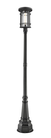 Jordan One Light Outdoor Post Mounted Fixture in Black (224|570PHXL-564P-BK)
