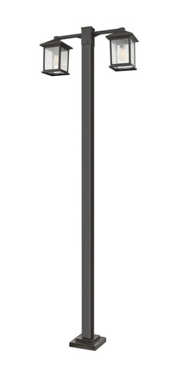 Portland Two Light Outdoor Post Mounted Fixture in Oil Rubbed Bronze (224|531-2-536P-ORB)