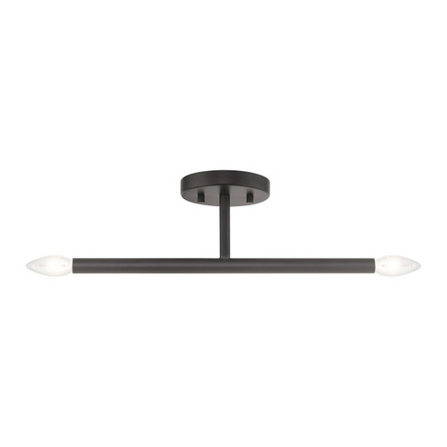 Copenhagen Two Light Semi-Flush Mount in Bronze (107|51179-07)