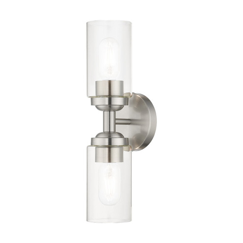 Whittier Two Light Vanity Sconce in Brushed Nickel (107|18082-91)