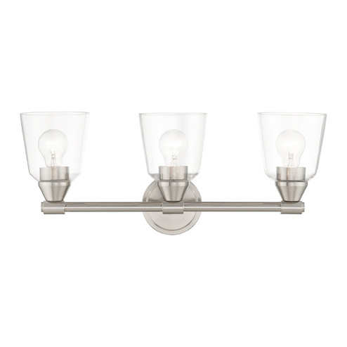 Catania Three Light Vanity Sconce in Brushed Nickel (107|16783-91)