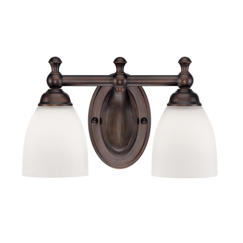 Two Light Vanity in Rubbed Bronze (59|622-RBZ)