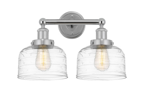 Edison Two Light Bath Vanity in Polished Chrome (405|616-2W-PC-G713)