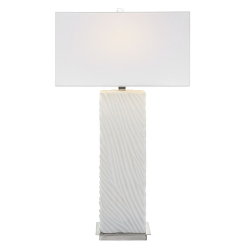 Pillar One Light Table Lamp in Brushed Nickel (52|30066)