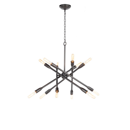 Cobra 12 Light Chandelier in Oil Rubbed Bronze (400|16-1428ORB)