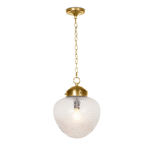 Sadie One Light Pendant in Natural Brass (400|16-1419NB)