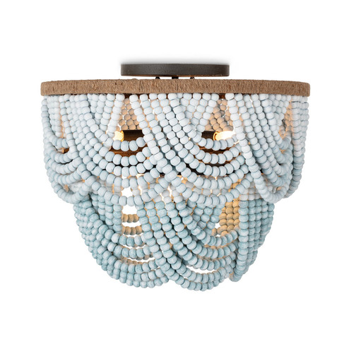 Ombre Six Light Flush Mount in Blue (400|16-1374)