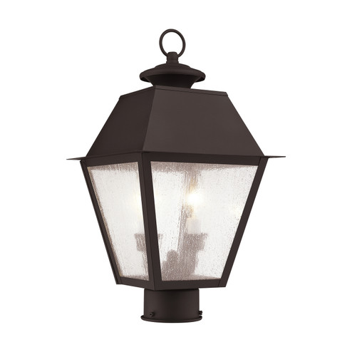 Mansfield Two Light Outdoor Post Lantern in Bronze (107|2166-07)