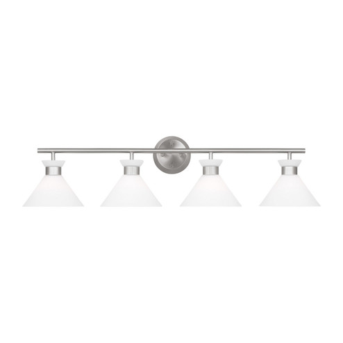 Belcarra Four Light Bath in Brushed Steel (454|DJV1014BS)