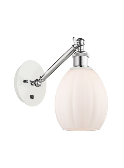 Ballston One Light Wall Sconce in White Polished Chrome (405|317-1W-WPC-G81)