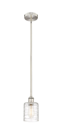 Edison One Light Mini Pendant in Brushed Satin Nickel (405|616-1S-SN-G1113)