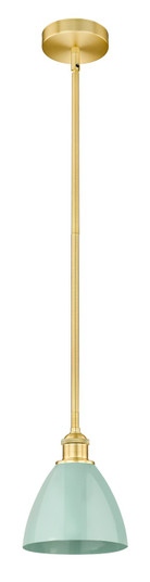 Edison One Light Mini Pendant in Satin Gold (405|616-1S-SG-MBD-75-SF)