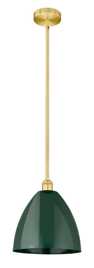 Edison One Light Mini Pendant in Satin Gold (405|616-1S-SG-MBD-12-GR)