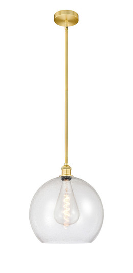 Edison One Light Pendant in Satin Gold (405|616-1S-SG-G124-14)