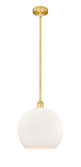 Edison One Light Pendant in Satin Gold (405|616-1S-SG-G121-14)