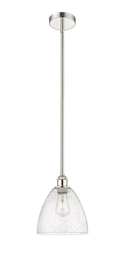 Edison One Light Mini Pendant in Polished Nickel (405|616-1S-PN-GBD-94)