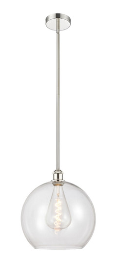 Edison One Light Pendant in Polished Nickel (405|616-1S-PN-G122-14)