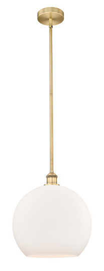 Edison One Light Pendant in Brushed Brass (405|616-1S-BB-G121-14)
