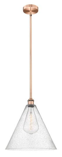 Edison One Light Pendant in Antique Copper (405|616-1S-AC-GBC-164)