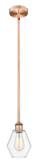 Edison One Light Mini Pendant in Antique Copper (405|616-1S-AC-G652-6)