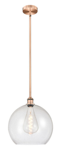 Edison One Light Pendant in Antique Copper (405|616-1S-AC-G124-14)