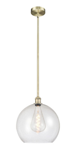 Edison One Light Pendant in Antique Brass (405|616-1S-AB-G124-14)