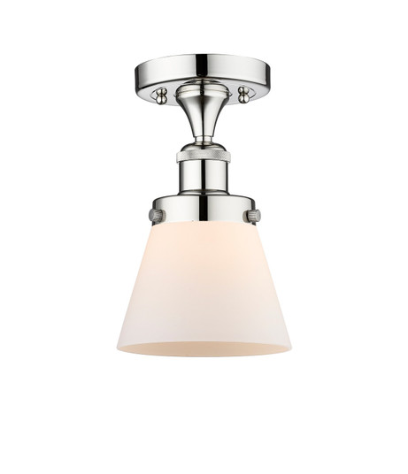 Edison One Light Semi-Flush Mount in Polished Chrome (405|616-1F-PC-G61)