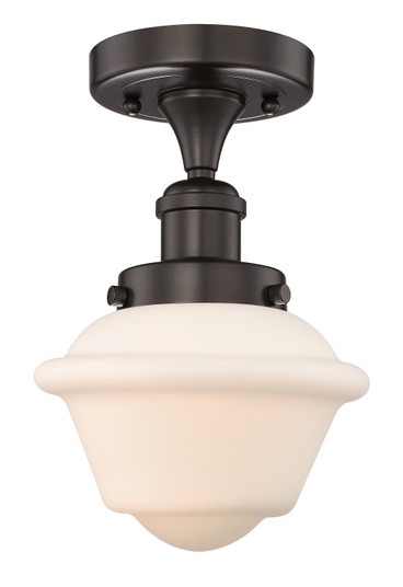 Edison One Light Semi-Flush Mount in Oil Rubbed Bronze (405|616-1F-OB-G531)