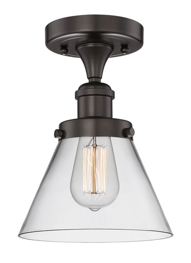 Edison One Light Semi-Flush Mount in Oil Rubbed Bronze (405|616-1F-OB-G42)