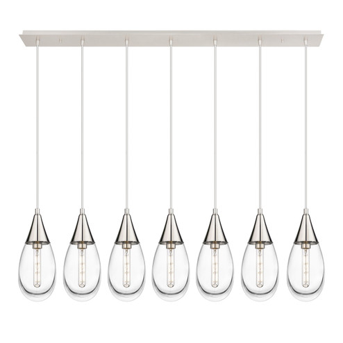 Downtown Urban LED Linear Pendant in Polished Nickel (405|127-450-1P-PN-G450-6CL)