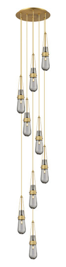 Downtown Urban LED Pendant in Brushed Brass (405|119-452-1P-BB-G452-4SM) Downtown Urban LED Pendant in Brushed Brass (405|119-452-1P-BB-G452-4SM)