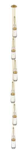 Downtown Urban LED Pendant in Brushed Brass (405|106-452-1P-BB-G452-4CL)