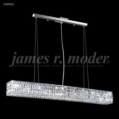 Contemporary Five Light Chandelier in Silver (64|95989S22)