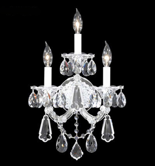 Maria Theresa Royal Three Light Wall Sconce in Silver (64|94703S22)