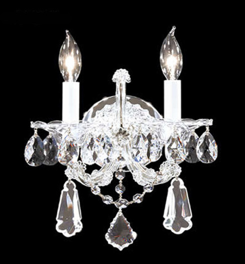 Maria Theresa Royal Two Light Wall Sconce in Silver (64|94702S22)