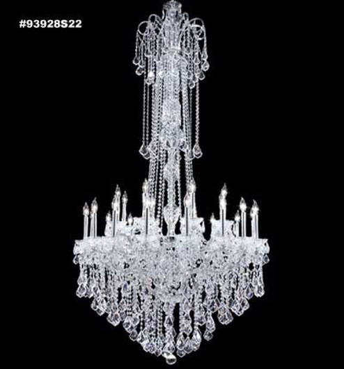 Maria Elena 48 Light Chandelier in Silver (64|93928S22)