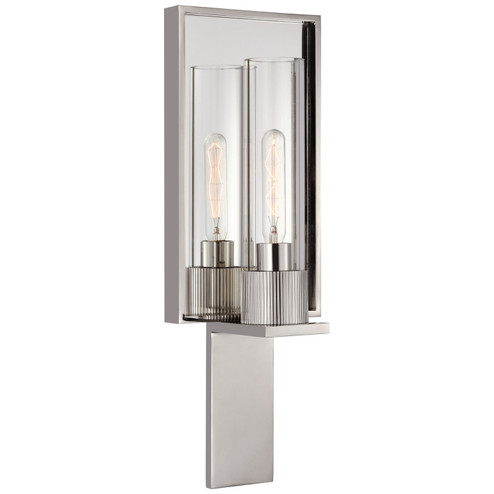 Beza LED Wall Sconce in Polished Nickel and Mirror (268|RB 2005PN/MIR-CG)