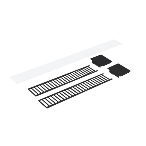 LED Linear Louver Accessory Set in Black / Black (167|NLUD-4LOUVBB) LED Linear Louver Accessory Set in Black / Black (167|NLUD-4LOUVBB)