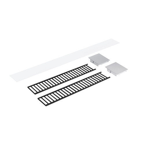 LED Linear Louver Accessory Set in Black / Aluminum (167|NLUD-4LOUVBA) LED Linear Louver Accessory Set in Black / Aluminum (167|NLUD-4LOUVBA)