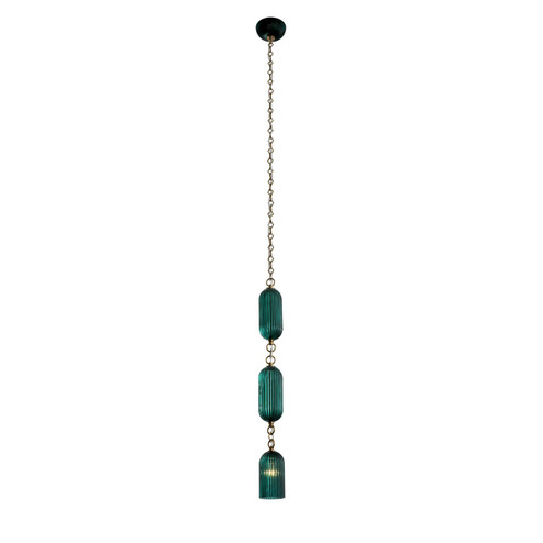 Verde One Light Mini Pendant in Satin Brass (33|519611STB)